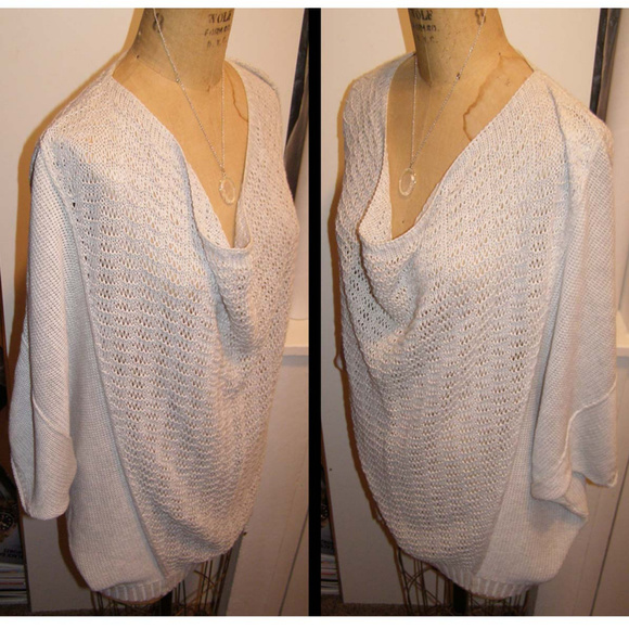 New Calvin Klein light gray oversized sweater Larg - Picture 7 of 7